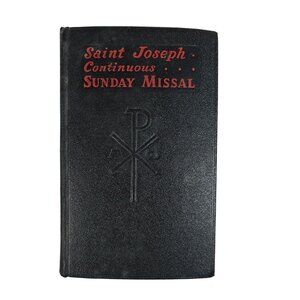Vintage Saint Joseph Continuous Sunday Missal 1957 Treasury Of Prayers